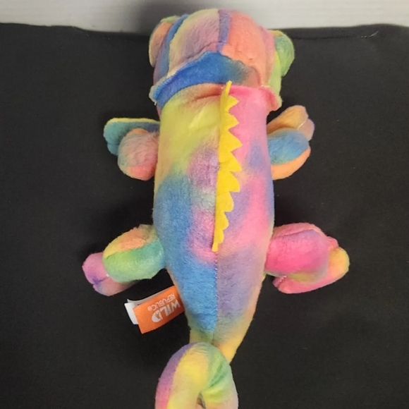 Rainbow Chameleon Wild Republic 10" lizard plush toy stuffed - Picture 4 of 8